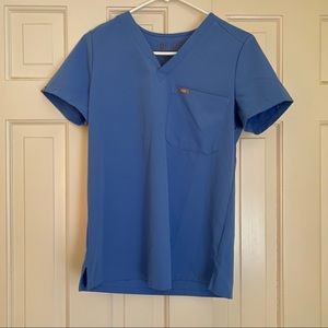 Figs Catarina Top - Ceil Blue XS